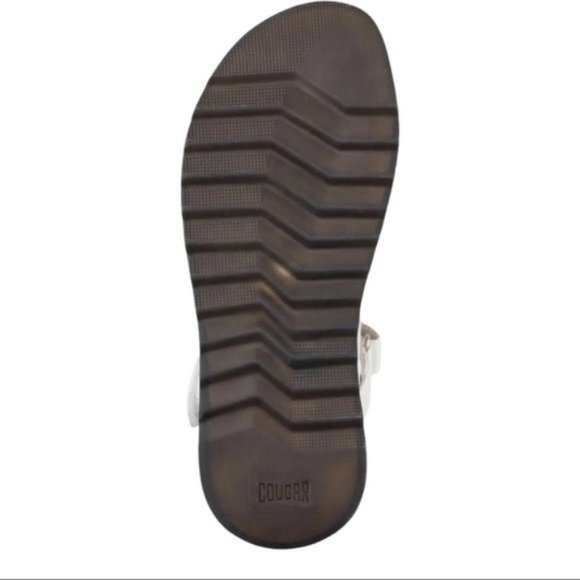 COUGAR Leona Leather Comfortable Sandals in White New in Box - Picture 5 of 6